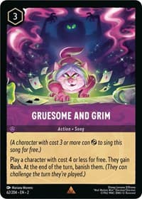Gruesome and Grim - Rise of the Floodborn - Disney Lorcana card