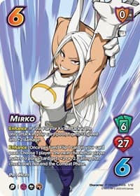 Mirko (Plus Ultra Pack 6) - UniVersus: My Hero Academia Promo Cards - UniVersus card