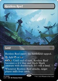 Restless Reef (Borderless) - The Lost Caverns of Ixalan - Magic: The Gathering card