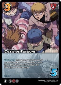 Citywide Tensions (Plus Ultra Pack 6) - UniVersus: My Hero Academia Promo Cards - UniVersus card