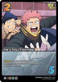 He's Still Fighting! (Plus Ultra Pack 6) - UniVersus: My Hero Academia Promo Cards - UniVersus card