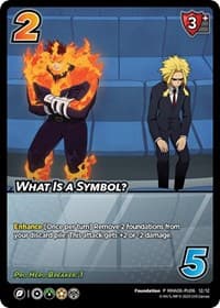 What Is A Symbol? (Plus Ultra Pack 6) - UniVersus: My Hero Academia Promo Cards - UniVersus card