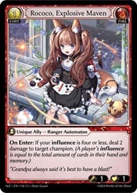 Rococo, Explosive Maven - Alchemical Revolution - Grand Archive TCG card