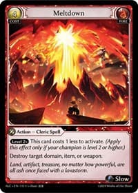 Meltdown - Alchemical Revolution - Grand Archive TCG card