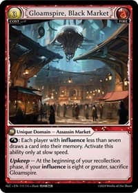 Gloamspire, Black Market - Alchemical Revolution - Grand Archive TCG card