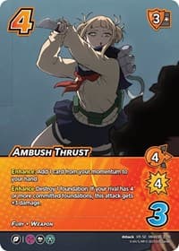 Ambush Thrust (XR) - UniVersus: My Hero Academia: Jet Burn - UniVersus card