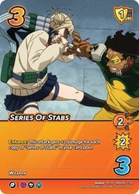 Series Of Stabs (XR) - UniVersus: My Hero Academia: Jet Burn - UniVersus card
