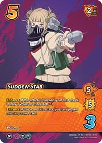 Sudden Stab (XR) - UniVersus: My Hero Academia: Jet Burn - UniVersus card