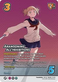 Abandoning All Inhibitions (XR) - UniVersus: My Hero Academia: Jet Burn - UniVersus card
