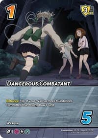 Dangerous Combatant (XR) - UniVersus: My Hero Academia: Jet Burn - UniVersus card