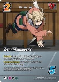 Deft Maneuvers (XR) - UniVersus: My Hero Academia: Jet Burn - UniVersus card