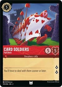 Card Soldiers - Full Deck - Rise of the Floodborn - Disney Lorcana card