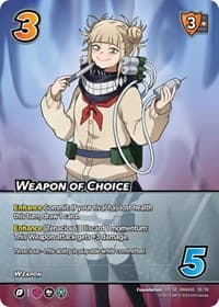 Weapon of Choice (XR) - UniVersus: My Hero Academia: Jet Burn - UniVersus card