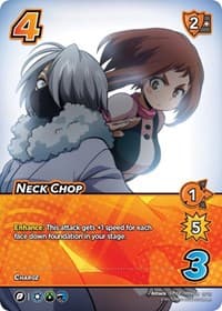 Neck Chop (XR) - UniVersus: My Hero Academia: Jet Burn - UniVersus card