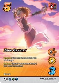 Zero Gravity (XR) - UniVersus: My Hero Academia: Jet Burn - UniVersus card