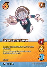 Zero Gravity Rush (XR) - UniVersus: My Hero Academia: Jet Burn - UniVersus card