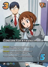 Concern For A Friend (XR) - UniVersus: My Hero Academia: Jet Burn - UniVersus card