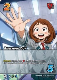 Reaching Out (XR) - UniVersus: My Hero Academia: Jet Burn - UniVersus card