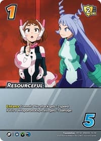 Resourceful (XR) - UniVersus: My Hero Academia: Jet Burn - UniVersus card