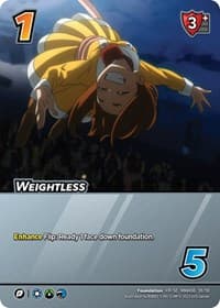 Weightless (XR) - UniVersus: My Hero Academia: Jet Burn - UniVersus card