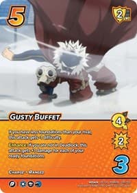 Gusty Buffet (XR) - UniVersus: My Hero Academia: Jet Burn - UniVersus card