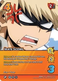 Irate Scowl (XR) - UniVersus: My Hero Academia: Jet Burn - UniVersus card