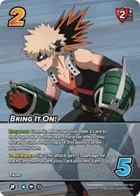 Bring It On! (XR) - UniVersus: My Hero Academia: Jet Burn - UniVersus card