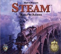Steam: Rails to Riches Board Game - Mayfair Games - Boardgames card