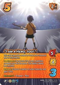 "I am a Hero, too!" (XR) - UniVersus: My Hero Academia: Jet Burn - UniVersus card