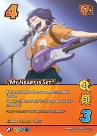 "My Heart is Set" (XR) - UniVersus: My Hero Academia: Jet Burn - UniVersus card
