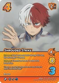 Shrouded Strike (XR) - UniVersus: My Hero Academia: Jet Burn - UniVersus card