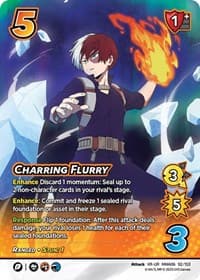 Charring Flurry (XR) - UniVersus: My Hero Academia: Jet Burn - UniVersus card