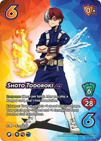 Shoto Todoroki - 91/153 (XR) - UniVersus: My Hero Academia: Jet Burn - UniVersus card