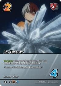 Icy Display (XR) - UniVersus: My Hero Academia: Jet Burn - UniVersus card