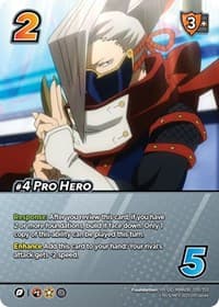 #4 Pro Hero (XR) - UniVersus: My Hero Academia: Jet Burn - UniVersus card