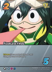 Fearless Frog (XR) - UniVersus: My Hero Academia: Jet Burn - UniVersus card