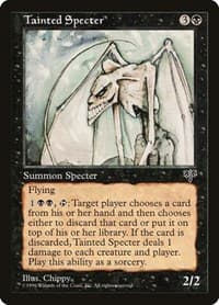 Tainted Specter - Mirage - Magic: The Gathering card