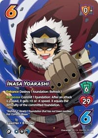 Inasa Yoarashi (XR) - UniVersus: My Hero Academia: Jet Burn - UniVersus card
