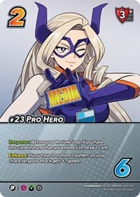 #23 Pro Hero (XR) - UniVersus: My Hero Academia: Jet Burn - UniVersus card