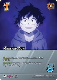 Creeped Out (XR) - UniVersus: My Hero Academia: Jet Burn - UniVersus card
