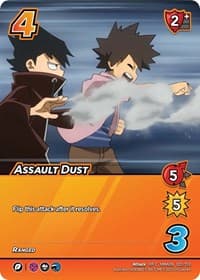 Assault Dust (XR) - UniVersus: My Hero Academia: Jet Burn - UniVersus card