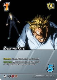 Defying Fate (XR) - UniVersus: My Hero Academia: Jet Burn - UniVersus card