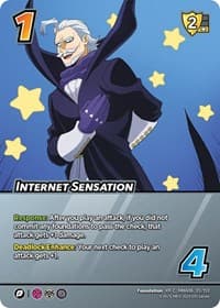 Internet Sensation (XR) - UniVersus: My Hero Academia: Jet Burn - UniVersus card