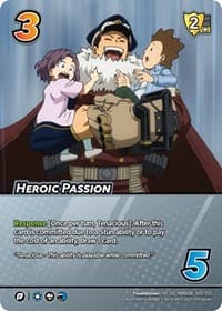 Heroic Passion (XR) - UniVersus: My Hero Academia: Jet Burn - UniVersus card