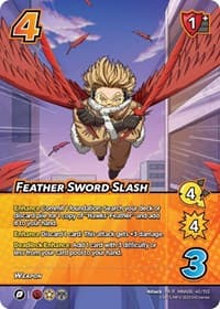 Feather Sword Slash (XR) - UniVersus: My Hero Academia: Jet Burn - UniVersus card