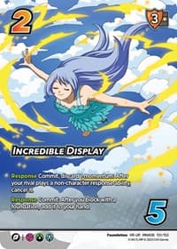 Incredible Display (XR) - UniVersus: My Hero Academia: Jet Burn - UniVersus card