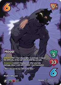 Hood (XR) - UniVersus: My Hero Academia: Jet Burn - UniVersus card