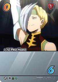 #10 Pro Hero (XR) - UniVersus: My Hero Academia: Jet Burn - UniVersus card