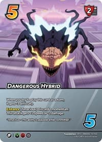 Dangerous Hybrid (XR) - UniVersus: My Hero Academia: Jet Burn - UniVersus card