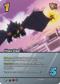 High End (XR) - UniVersus: My Hero Academia: Jet Burn - UniVersus card